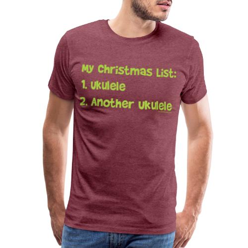 Christmas List - Men's Premium T-Shirt