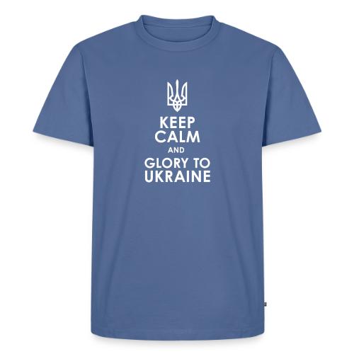 keep calm glory Ukraine - Men's Premium T-Shirt