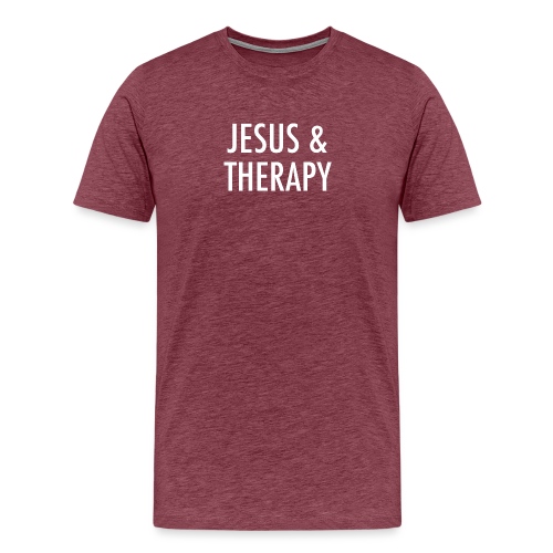Jesus & Therapy Too - Men's Premium T-Shirt
