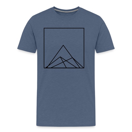 Mountain Geometry - Men's Premium T-Shirt