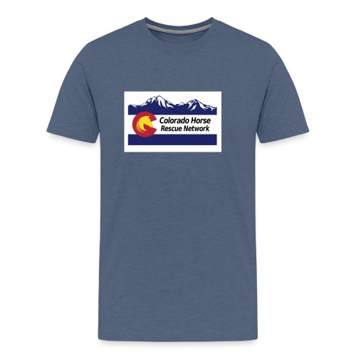 Colorado Horse Rescue Network Logo - Men's Premium T-Shirt
