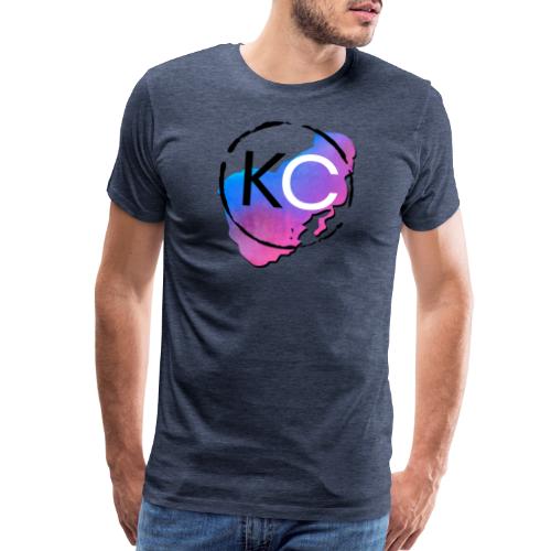 KC Pink Circle Gradient - Men's Premium T-Shirt