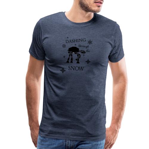 Dashing through the Snow AT-AT Walker - Men's Premium T-Shirt
