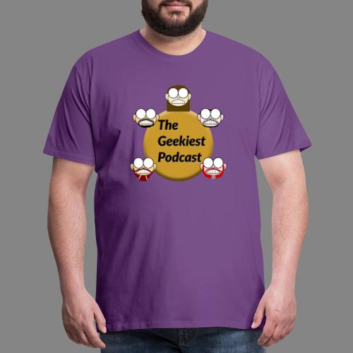The Geekiest Podcast Logo - Men's Premium T-Shirt