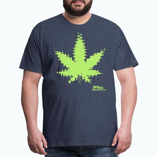 leaf inkblot - Men's Premium T-Shirt