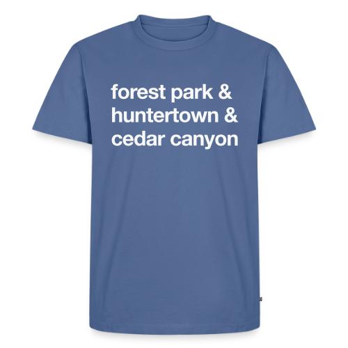 1 Church 3 Locations - Men's Premium T-Shirt