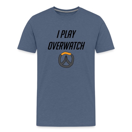 iplayoverwatch png - Men's Premium T-Shirt