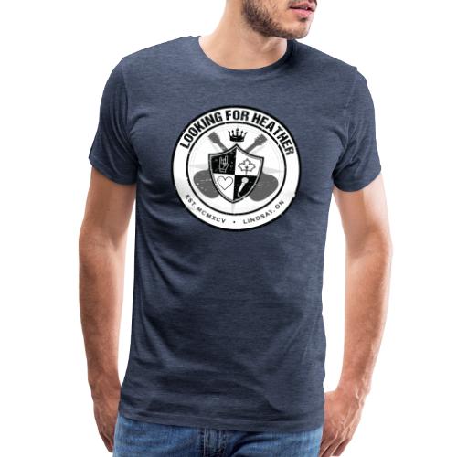 Looking For Heather - Crest Logo - Men's Premium T-Shirt