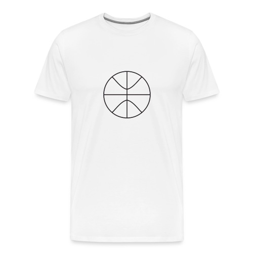 Basketball black and white - Men's Premium T-Shirt