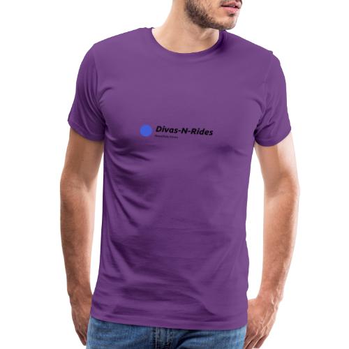 Divas N Rides Blue Dot Spot - Men's Premium T-Shirt