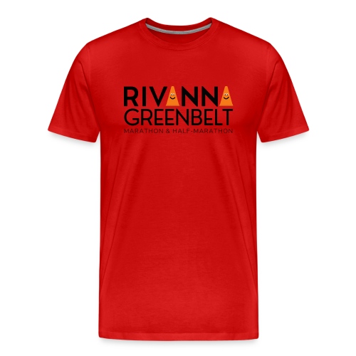 RIVANNA GREENBELT (all black text) - Men's Premium T-Shirt