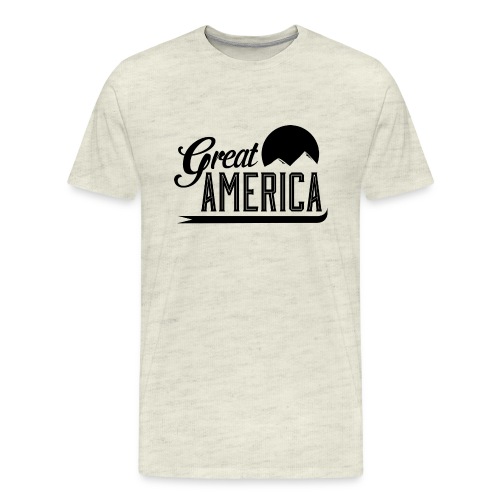 Great America Logo Black 01 - Men's Premium T-Shirt