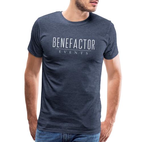 Benefactor White Logo - Men's Premium T-Shirt