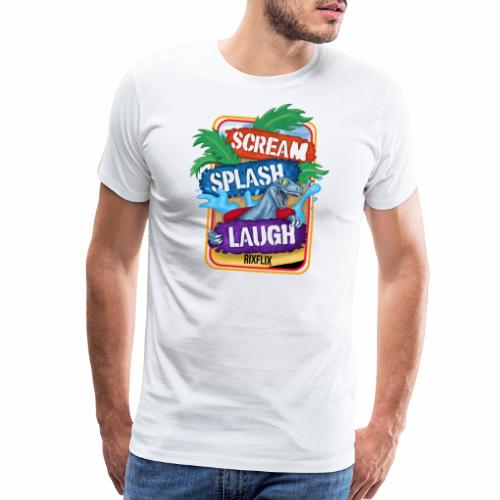 Jurassic Scream Splash Laugh - Men's Premium T-Shirt