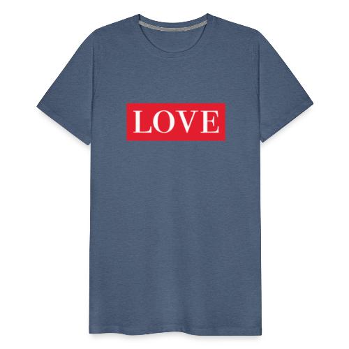 Red LOVE - Men's Premium T-Shirt