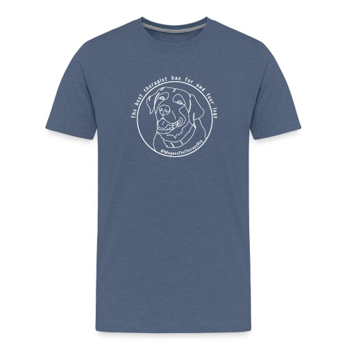 outline logo01 white02 - Men's Premium T-Shirt