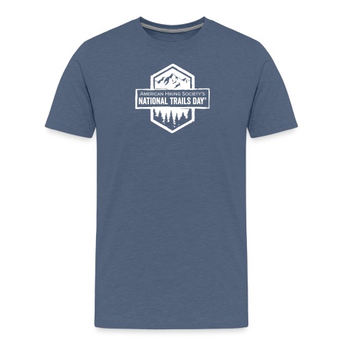 National Trails Day®: Mountain and Forest Hex - Men's Premium T-Shirt