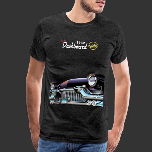 Dashboard Diner Logo With Car - Men's Premium T-Shirt