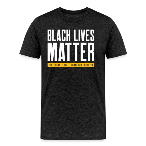Black Lives Matter (Gold) - Men's Premium T-Shirt