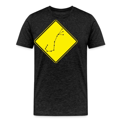Australian Road Sign Star Constellation Scorpio - Men's Premium T-Shirt