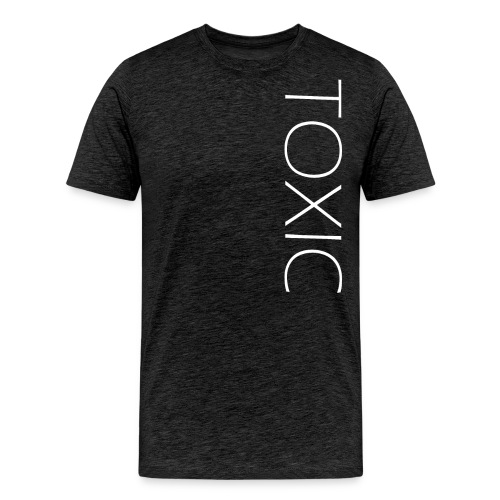 toxic text white - Men's Premium T-Shirt