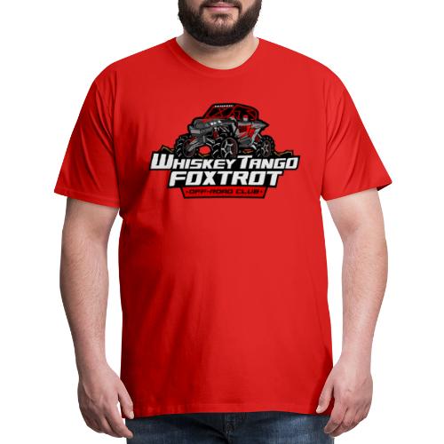 RZR Logo - Red w/ Hashtag - Men's Premium T-Shirt