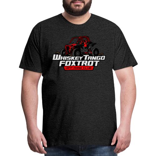 New RZR Logo - Red w/ Hashtag - Men's Premium T-Shirt