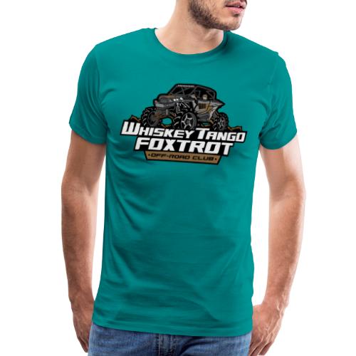 RZR Logo - Coyote Brown w/ Hashtag - Men's Premium T-Shirt