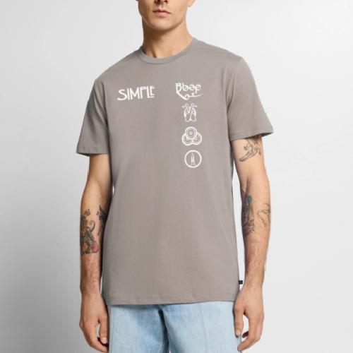 simplesymbolsvert - Men's Premium T-Shirt