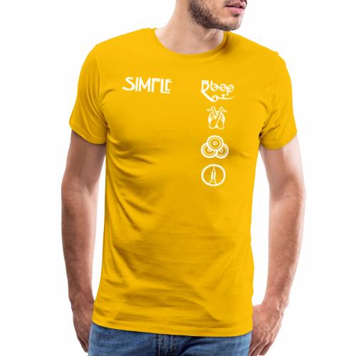 simplesymbolsvert - Men's Premium T-Shirt