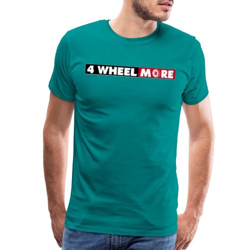 4 Wheel More Rectangle Logo - Men's Premium T-Shirt