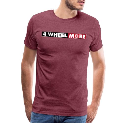 4 Wheel More Rectangle Logo - Men's Premium T-Shirt