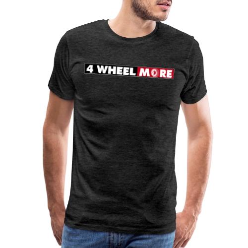4 Wheel More Rectangle Logo - Men's Premium T-Shirt