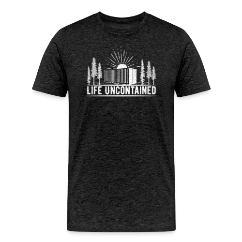 Life Uncontained White Logo - Men's Premium T-Shirt