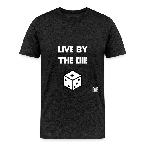 Live by the Die with Logo - Men's Premium T-Shirt