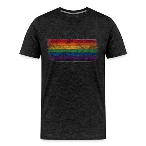 Rough Rainbow - Men's Premium T-Shirt