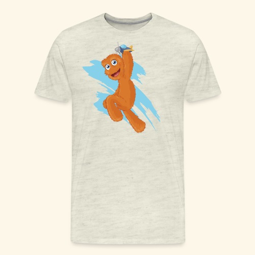 Fuzzy Puppet logo - Men's Premium T-Shirt