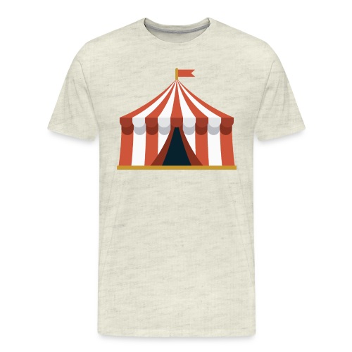 Striped Circus Tent - Men's Premium T-Shirt