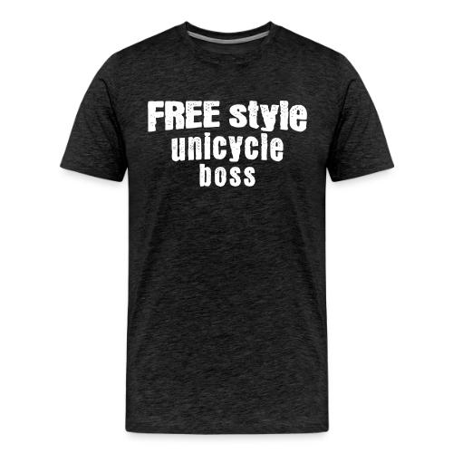 Free Style Unicycle Boss - Men's Premium T-Shirt