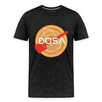 Masala Dosa Idli South Indian Desi Food - Men's Premium T-Shirt - charcoal grey - Front - Liam (192cm)