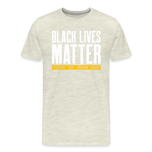 Black Lives Matter (Gold) - Men's Premium T-Shirt