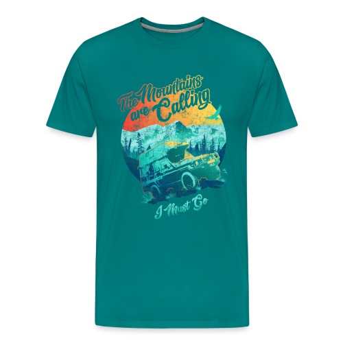 Calling Mountains - Men's Premium T-Shirt