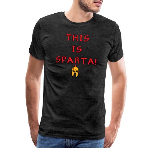 This is Sparta red SJ helmet - Men's Premium T-Shirt