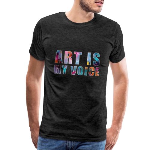 Art Is My Voice - Men's Premium T-Shirt