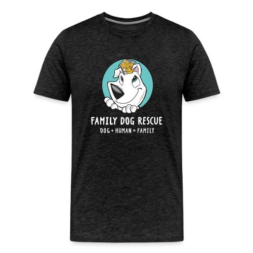 fdr logo (white tagline) - Men's Premium T-Shirt