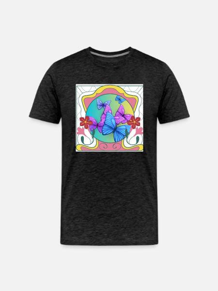 In the Mirror - Men's Premium T-Shirt - charcoal grey