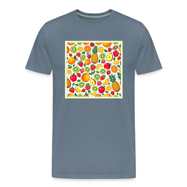 Colorful Fruit Pattern Design