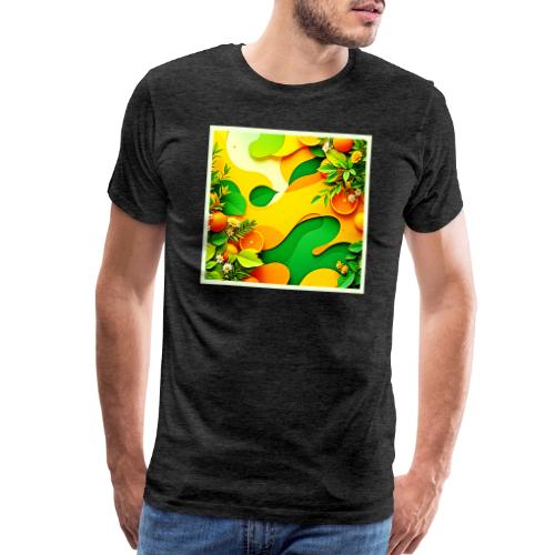 Fresh Citrus Summer Vibes Art - Men's Premium T-Shirt