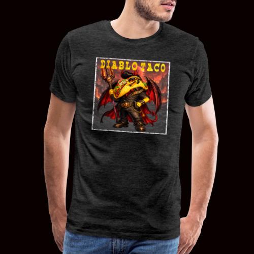 The Diablo Taco Spicy Demon Character - Men's Premium T-Shirt