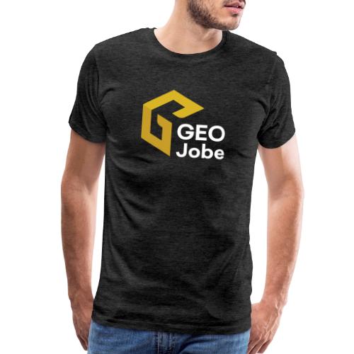 GEO Jobe Logo 2024 Final Stacked padded white - Men's Premium T-Shirt